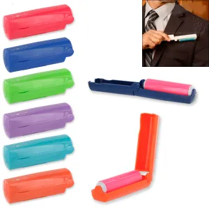 1 Pc Mini Lint Roller Brush Folding Small Travel Purse Hair Fabric Remover Dust