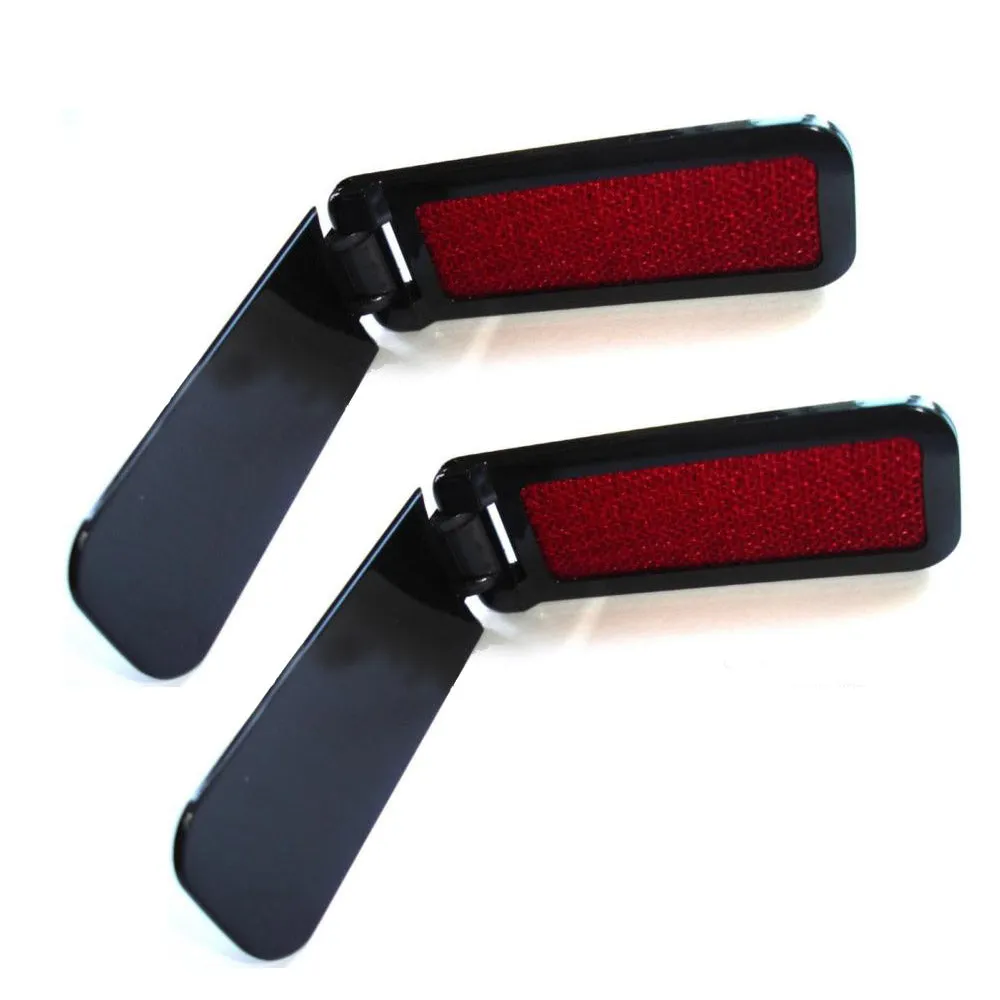 2 Mini Lint Brush Folding Small Travel Purse Pet Hair Fabric Remover Dust Office