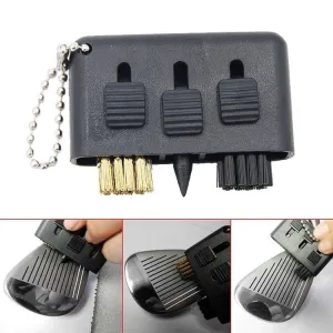 3-piece Portable Golf Groove Cleaning Brush