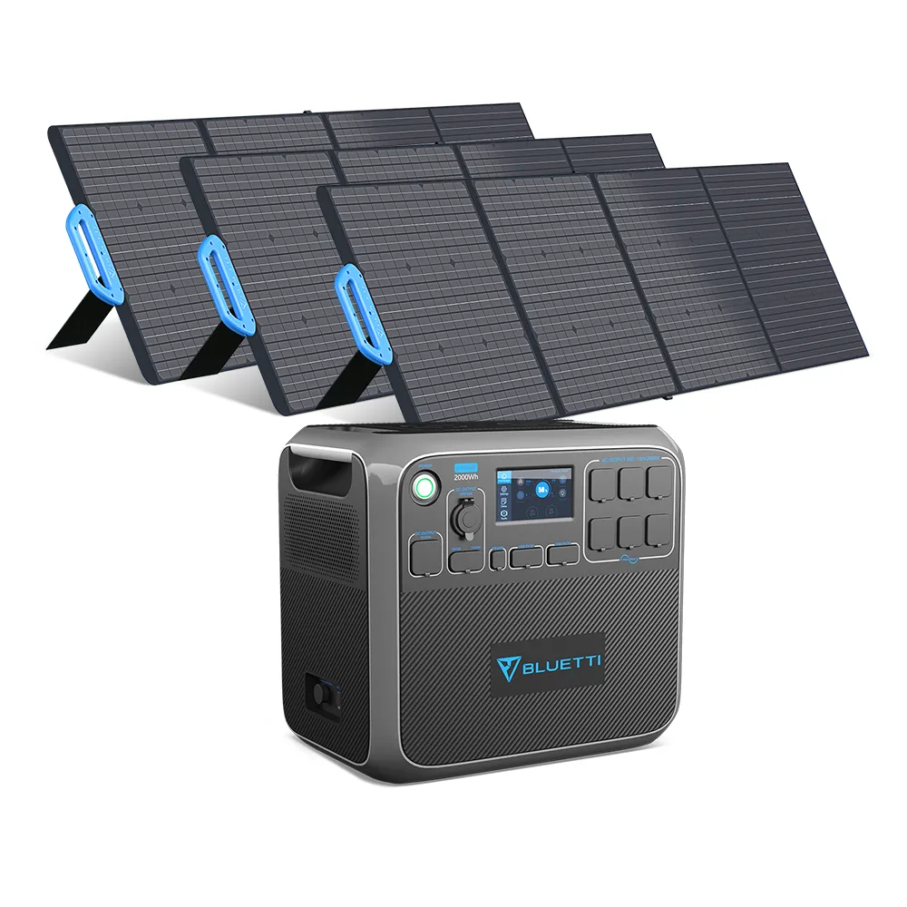BLUETTI AC200P   3*PV200 | 2000 Watt Generator