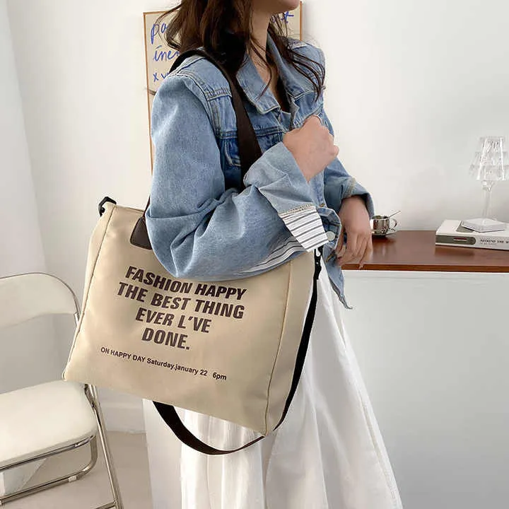 Fashion Women Canvas Messenger Bag-حقيبة رسول نسائية