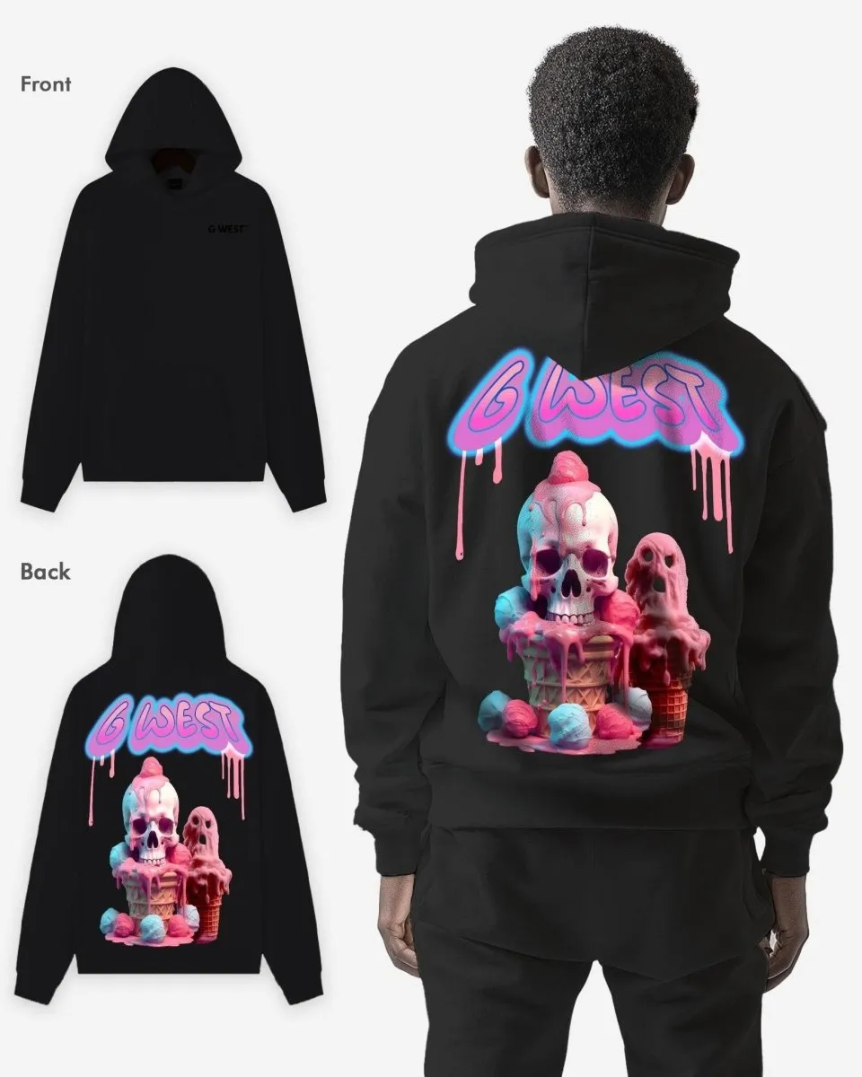 G West Melting Ice Cream Oversize Hoodie - 4 Colors