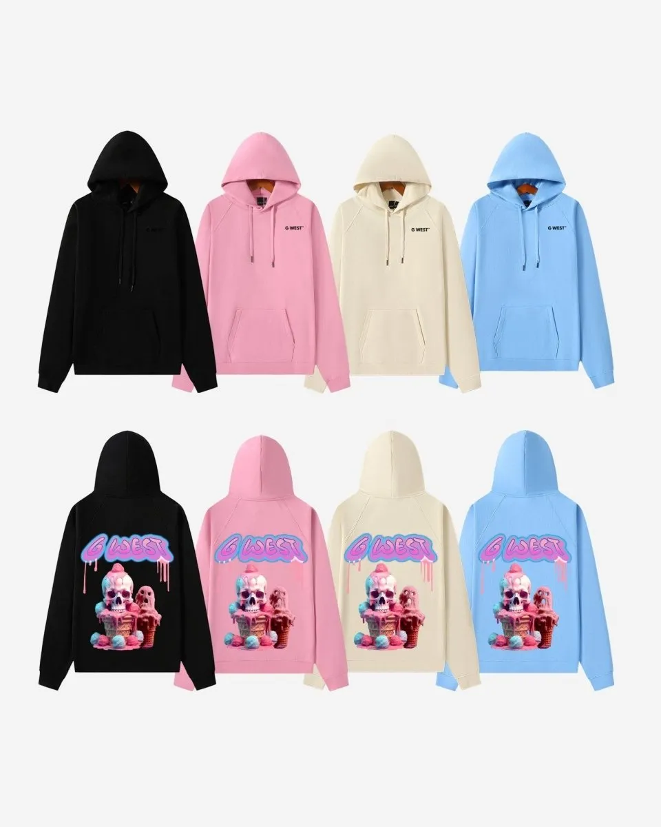 G West Melting Ice Cream Oversize Hoodie - 4 Colors