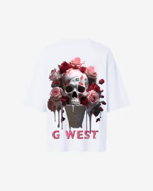 G West Oversized Ice Cream Skull Tee -WOMEN