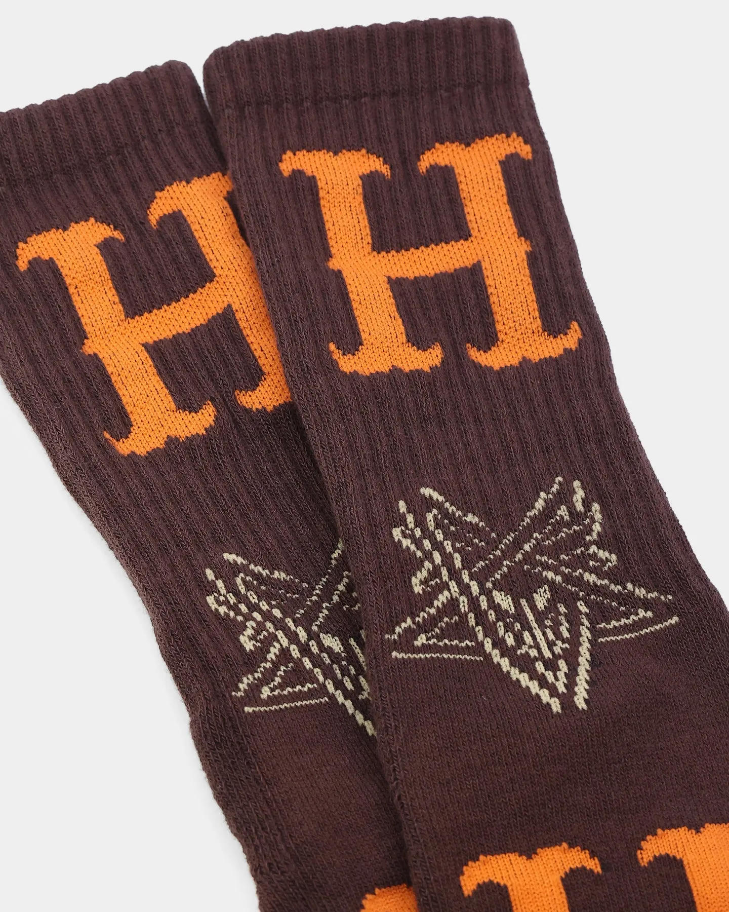 HUF Duality Socks Chocolate