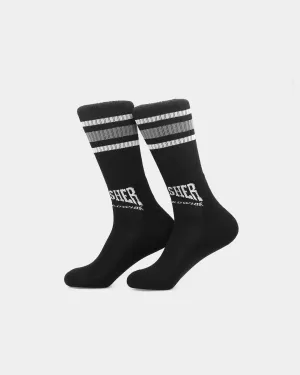 HUF X Thrasher Centerfield Socks Black