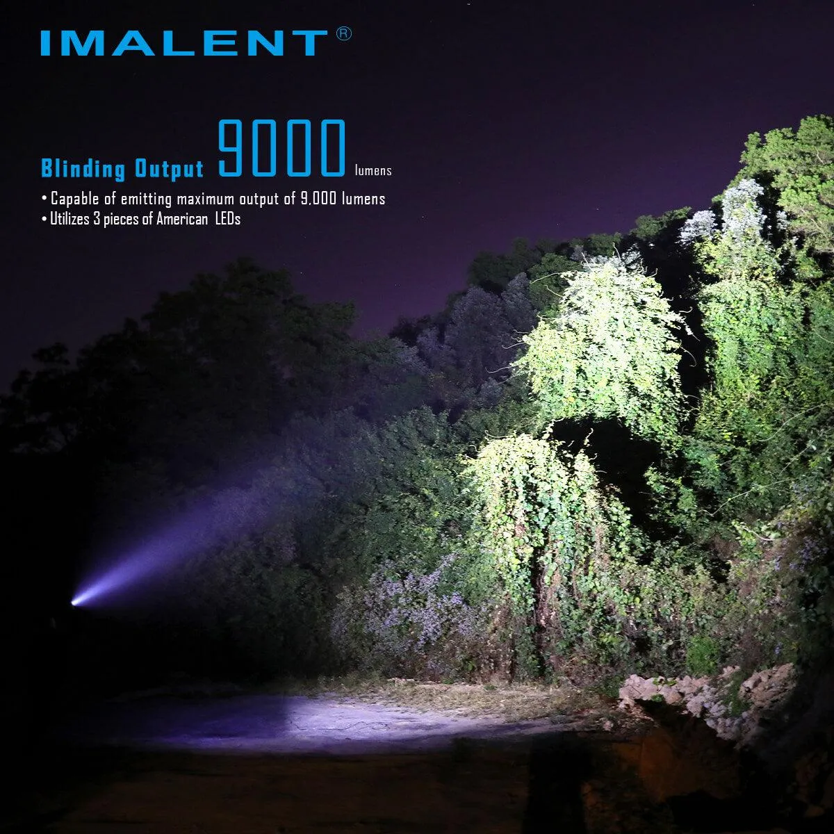IMALENT R30C 2nd 9000 lumens flashlight