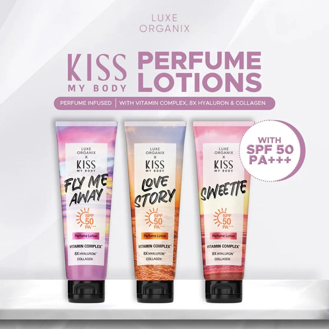 Kiss My Body Perfume Lotion SPF 50 200g