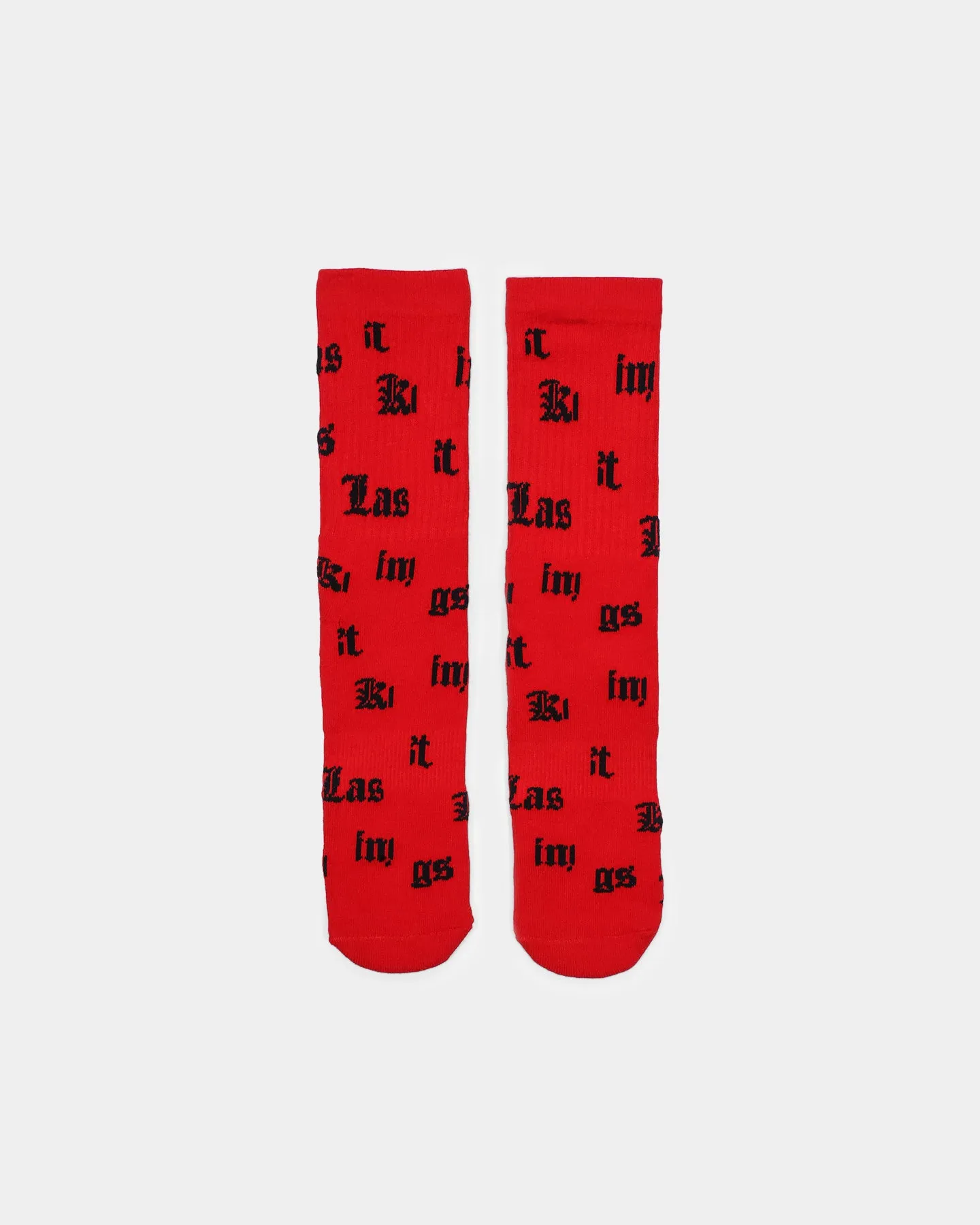 Last Kings Fragment Socks Red