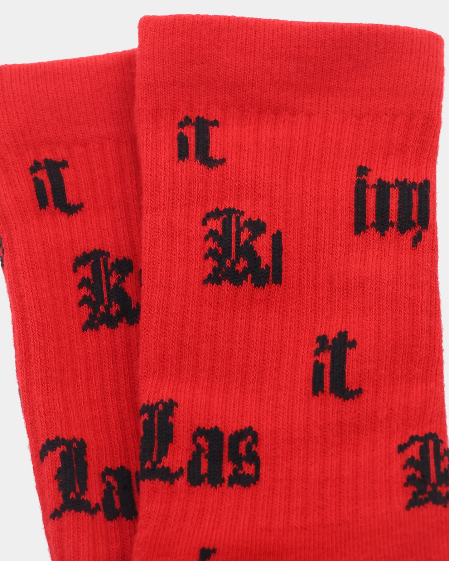 Last Kings Fragment Socks Red