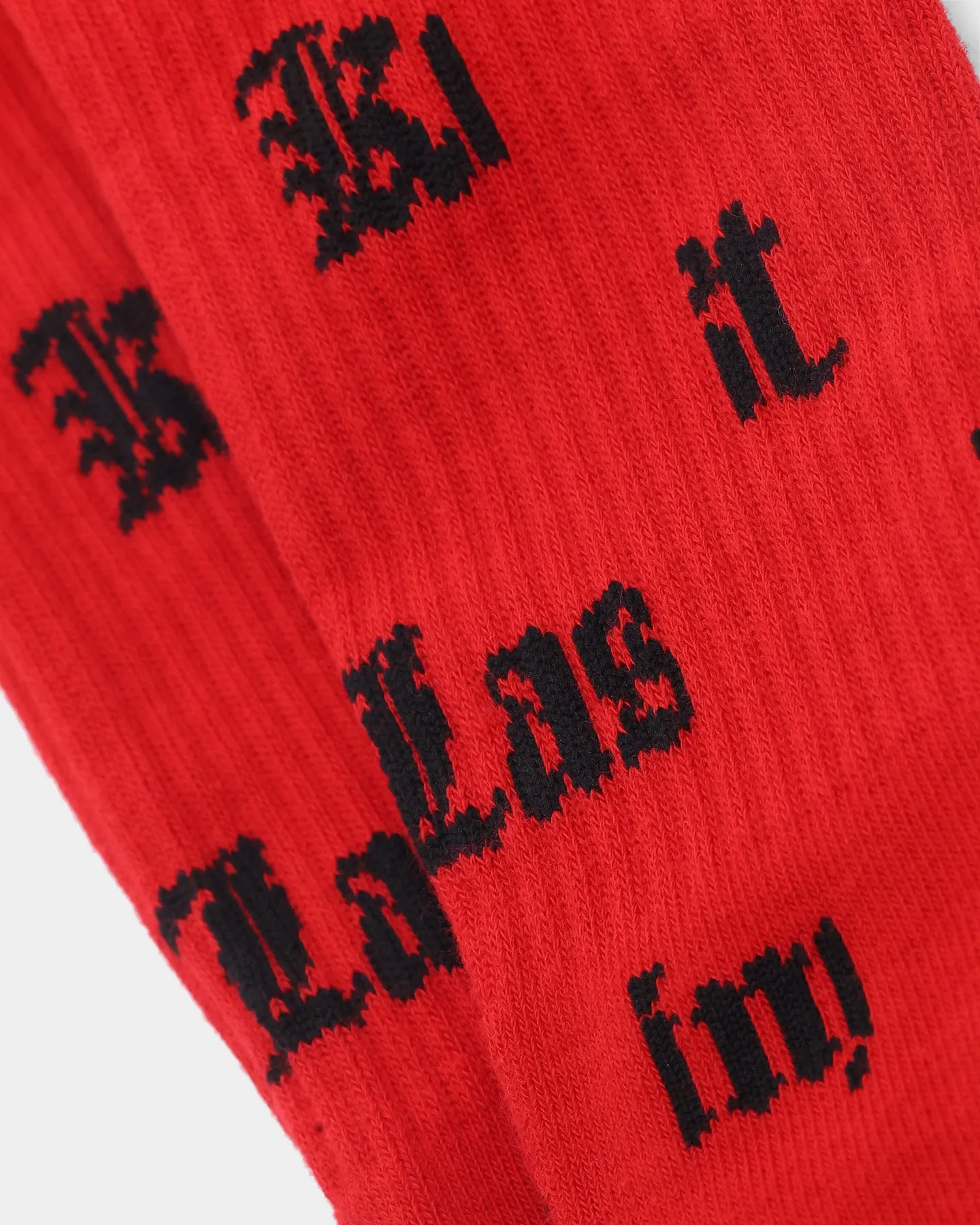 Last Kings Fragment Socks Red