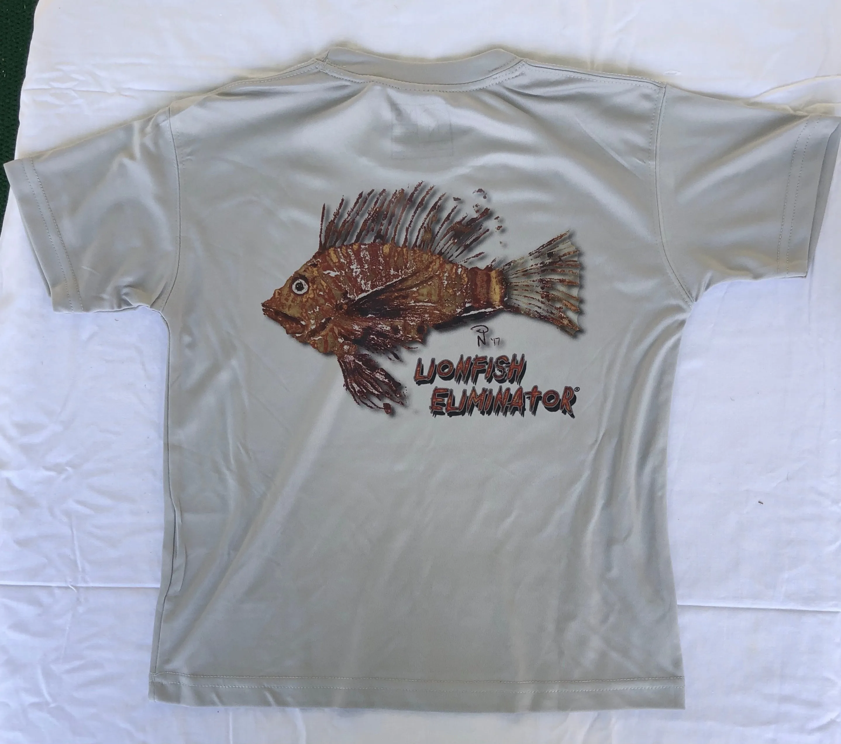 Lionfish Eliminator Youth Performance Short Sleeve Solar
