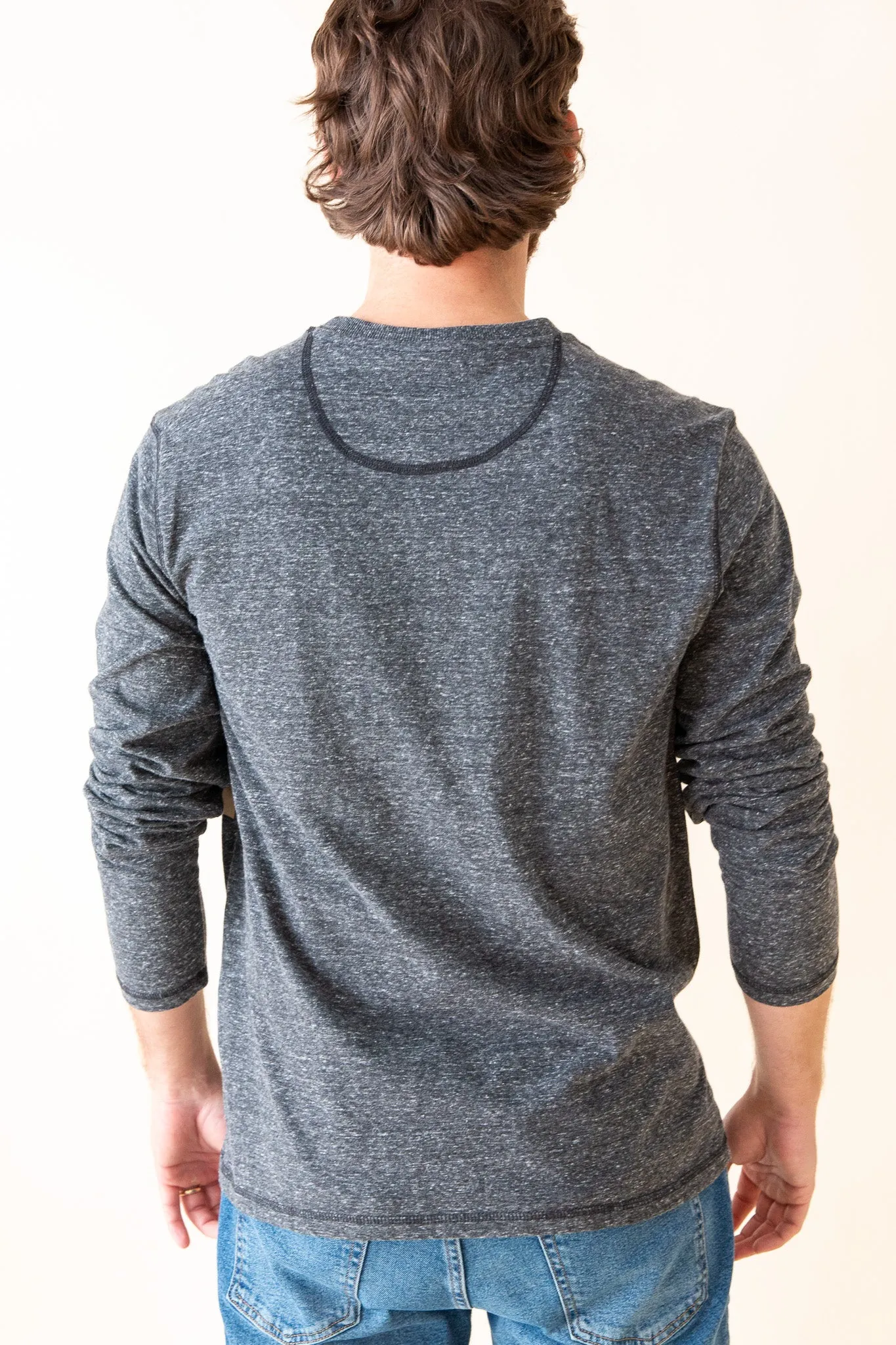 Rollins LS Snow Slub Henley