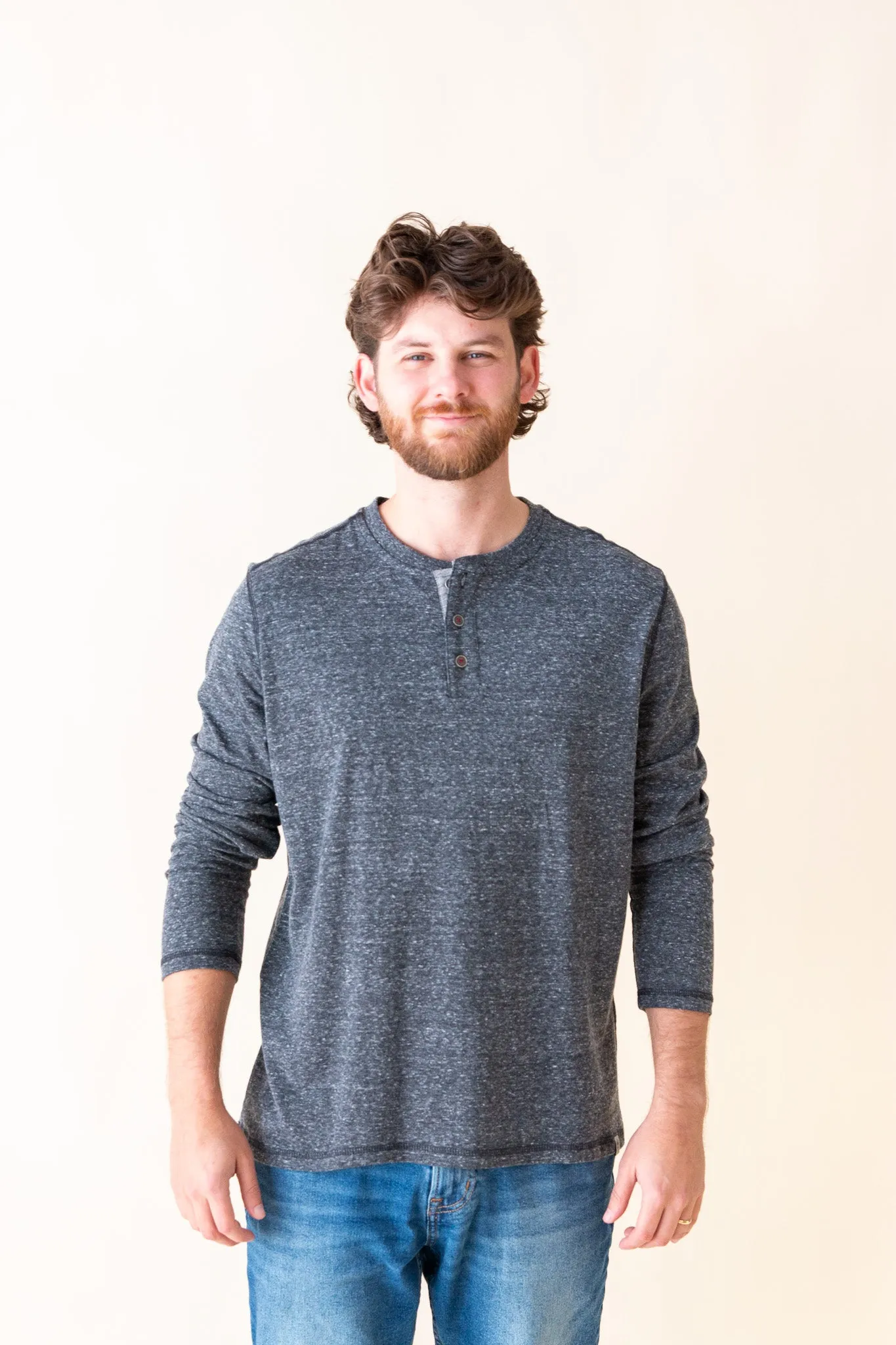 Rollins LS Snow Slub Henley