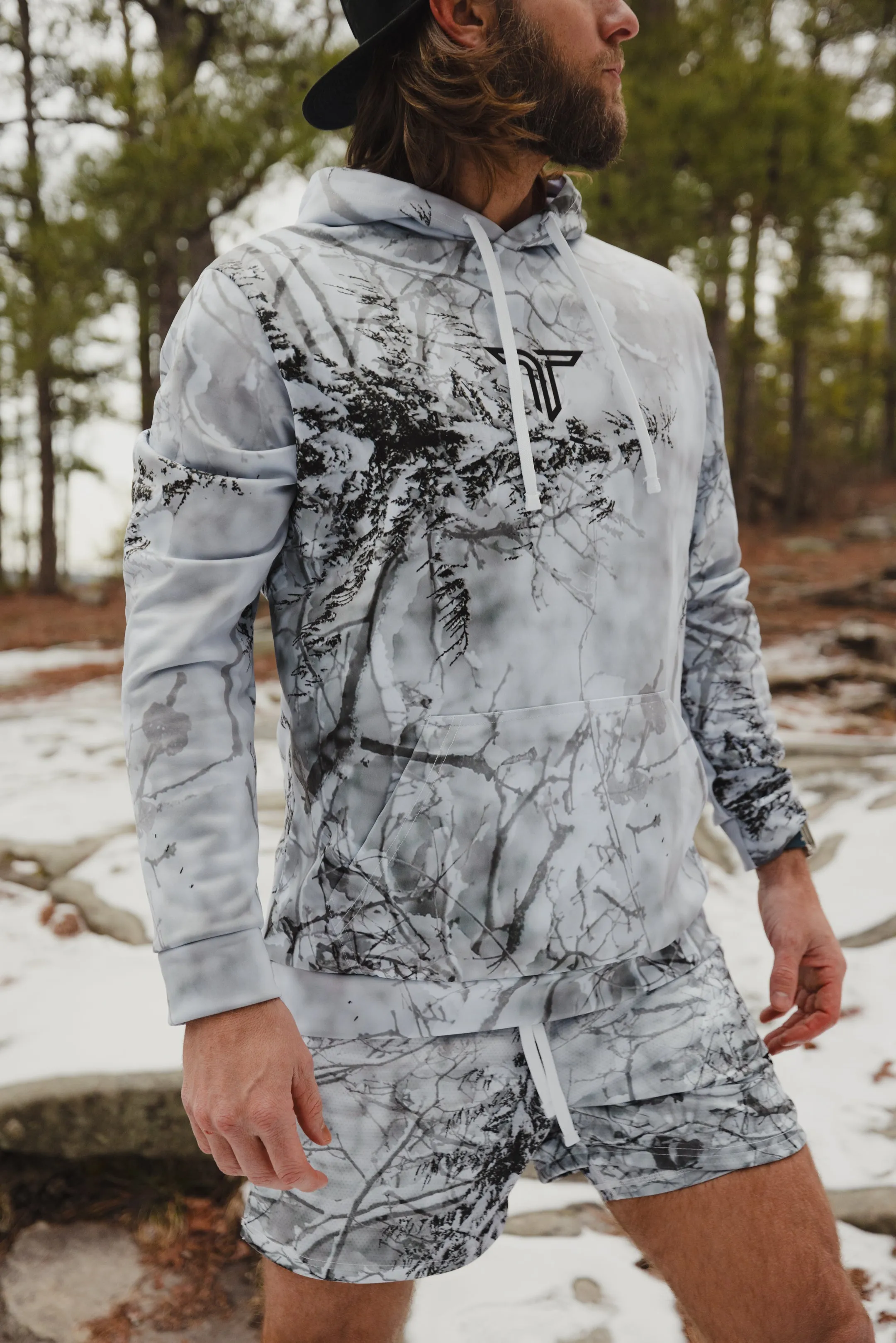 Snow Hunter Camo Performance Hoodie