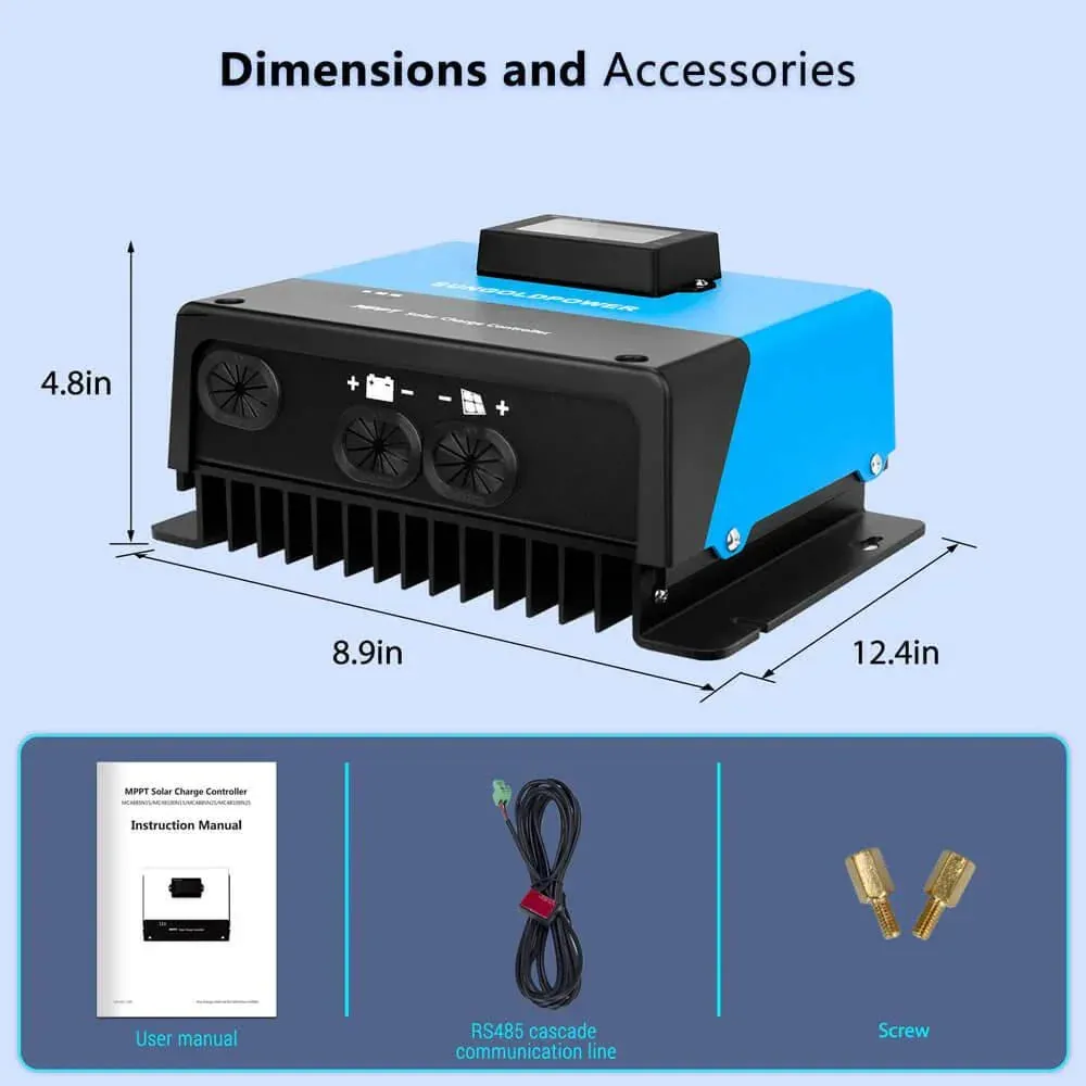 Sungold Power 100 Amp MPPT Solar Charge Controller
