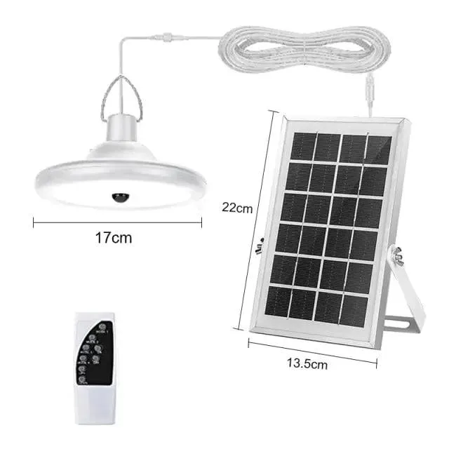 Upgraded 8800mAh Solar Outdoor Light Double Head 112 LED Motion Sensor Waterproof Solar Shed Light