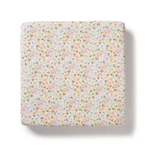 Wilson and Frenchy Ava Floral Organic Cot Sheet
