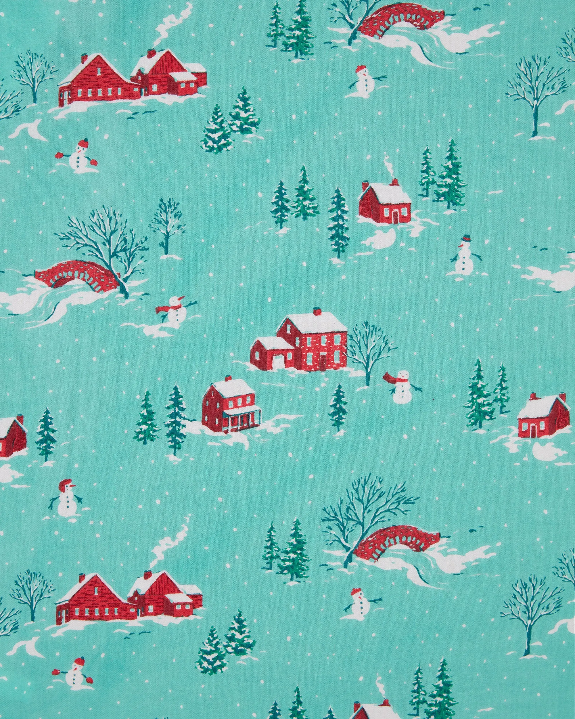 Winter Wonderland - Lightweight Flannel Robe - Snow Day